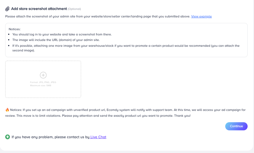 verify account